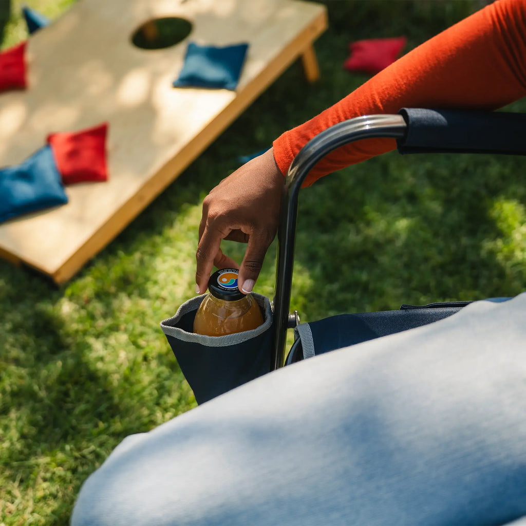 Heavy-Duty Freestyle Freestyle Rocker - Choice 711 - Heavy-Duty Kickback Rocker with Beverage Holder Detail