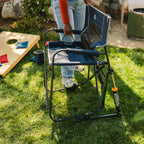 Heavy-Duty Freestyle Freestyle Rocker - Choice 711 - Heavy-Duty Kickback Rocker with Beverage Holder Detail