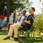 Patented Spring-Action Freestyle Rocker XL with Side Table - Choice 836 - Freestyle Rocker Portable Outdoor Folding Chair Detail
