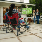 Patented Spring-Action Freestyle Rocker XL with Side Table - Choice 836 - Freestyle Rocker Portable Outdoor Folding Chair Detail