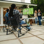 Patented Spring-Action Freestyle Rocker XL with Side Table - Choice 836 - Freestyle Rocker Portable Outdoor Folding Chair Detail