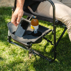 Patented Spring-Action Freestyle Rocker XL with Side Table - Choice 836 - Freestyle Rocker Portable Outdoor Folding Chair Detail