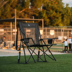 Heavy-Duty Freestyle Comfort Pro Rocker XL - Choice 107 - Patented Spring-Action Rocking Chair for Camping Detail