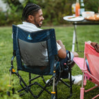 Smooth Motion Stowaway Rocker - Choice 794 - Patented Spring-Action Rocking Chair for Camping Detail