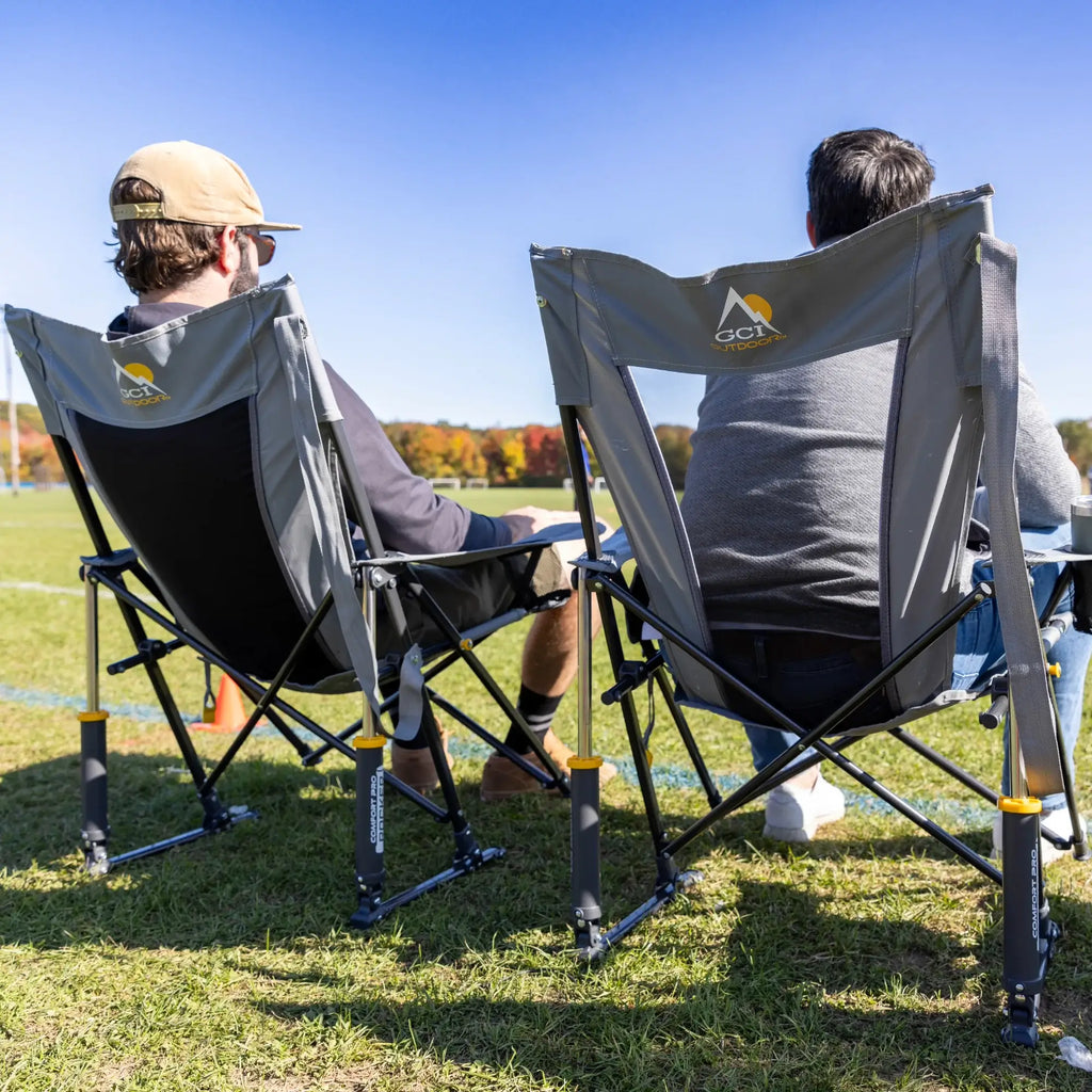 Patented Spring-Action Comfort Pro Rocker - Choice 375 - RoadTrip Rocker Smooth Motion Camp Chair Detail