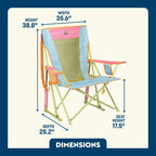 Patented Spring-Action Comfort Pro Rocker - Choice 375 - RoadTrip Rocker Smooth Motion Camp Chair Detail