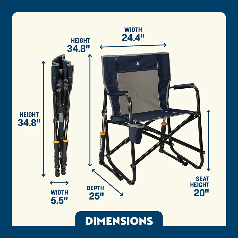 Heavy-Duty Freestyle Freestyle Rocker - Choice 711 - Heavy-Duty Kickback Rocker with Beverage Holder Detail