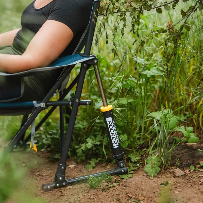 Luxury Camp Kickback Rocker - Choice 345 - Freestyle Rocker Portable Outdoor Folding Chair Detail