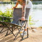 Luxury Camp Kickback Rocker - Choice 345 - Freestyle Rocker Portable Outdoor Folding Chair Detail