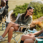 Luxury Camp Kickback Rocker - Choice 345 - Freestyle Rocker Portable Outdoor Folding Chair Detail