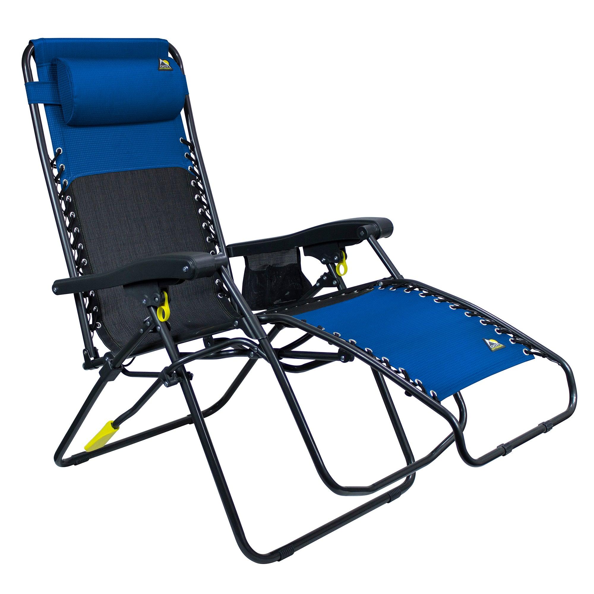 Backpack Travel Freeform Zero Gravity Lounger Bundle - Choice 507 - Low-Profile Reclining Beach Chair with Backpack Straps Detail