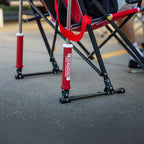 Patented Spring-Action College Comfort Pro Rocker - Nebraska Cornhuskers - Choice 161 - Freestyle Rocker Portable Outdoor Folding Chair Detail