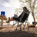 Luxury Camp RoadTrip Rocker - Choice 855 - RoadTrip Rocker Smooth Motion Camp Chair Detail