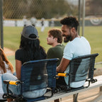 Patented Spring-Action Stadium Rock-Cliner - Choice 540 - Heavy-Duty Kickback Rocker with Beverage Holder Detail