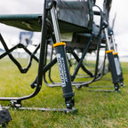Smooth Motion Stowaway Rocker - Choice 794 - Patented Spring-Action Rocking Chair for Camping Detail