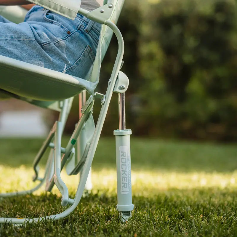 Smooth Motion Stowaway Rocker - Choice 794 - Patented Spring-Action Rocking Chair for Camping Detail