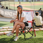 Smooth Motion Stowaway Rocker - Choice 794 - Patented Spring-Action Rocking Chair for Camping Detail
