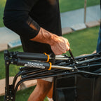 Luxury Camp Tandem Rocker - Choice 227 - Heavy-Duty Kickback Rocker with Beverage Holder Detail