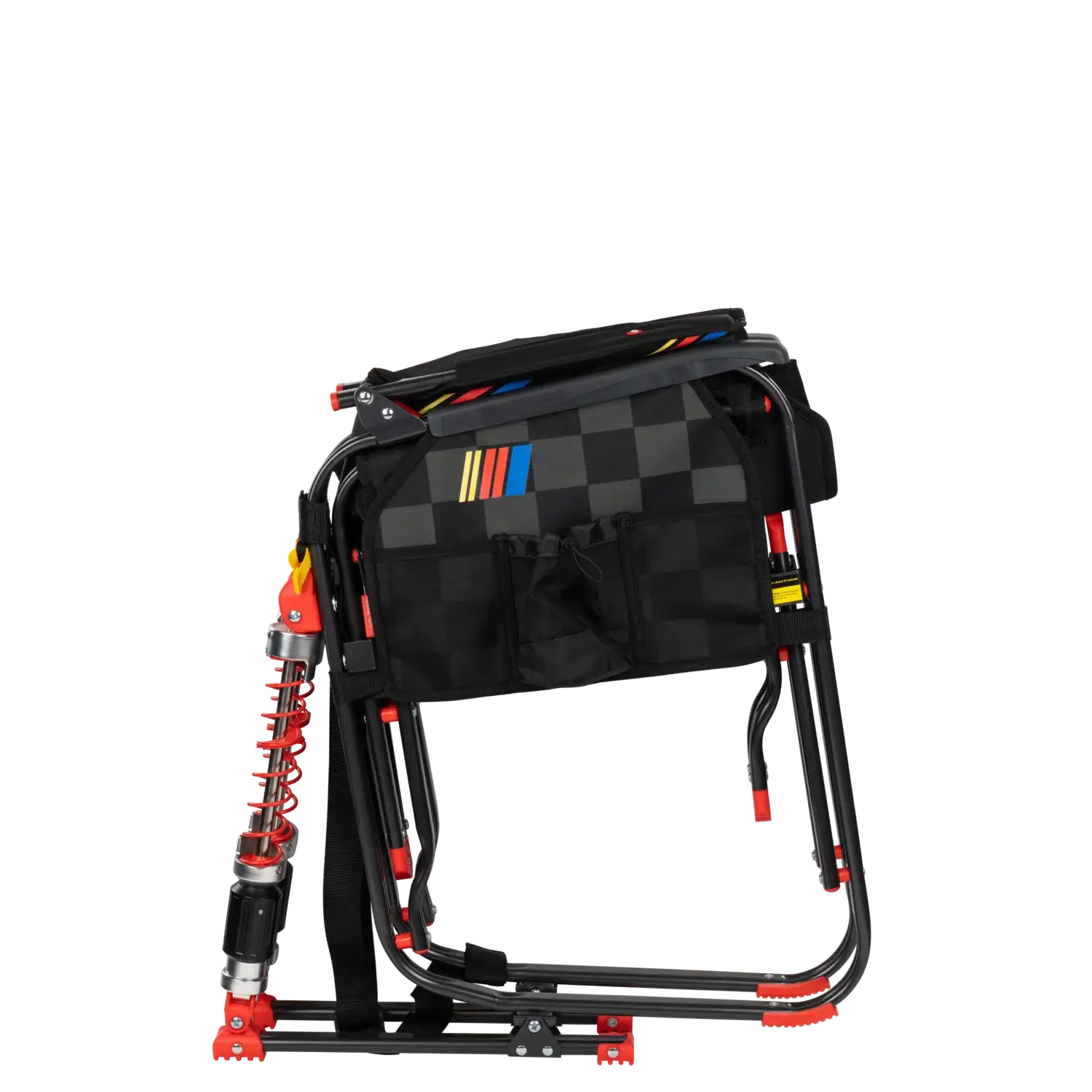 Premium All-Weather Adjustable Rocker - NASCAR - Choice 899 - Heavy-Duty Kickback Rocker with Beverage Holder Detail
