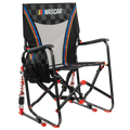 Premium All-Weather Adjustable Rocker - NASCAR - Choice 899 - Heavy-Duty Kickback Rocker with Beverage Holder - Default Title