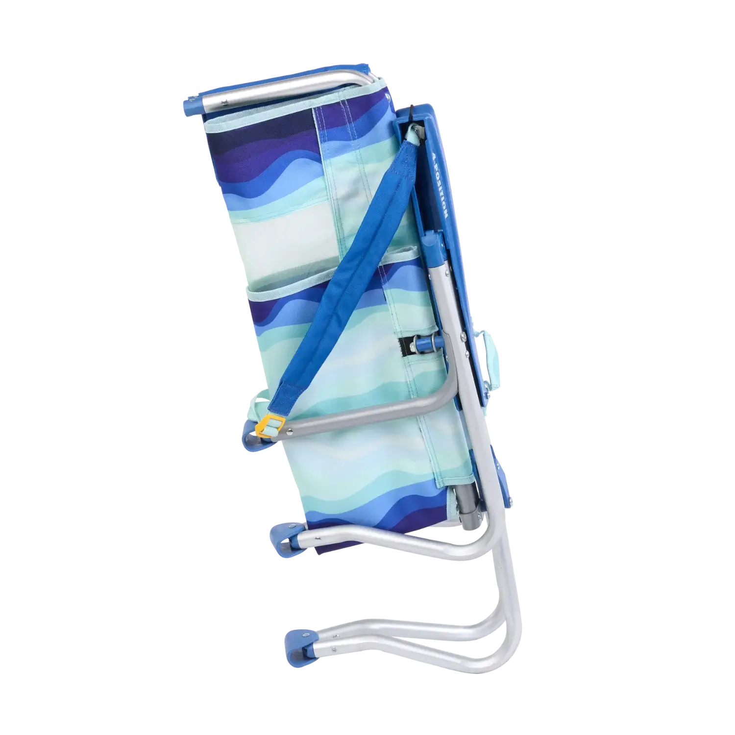 Reclining Beach Bi-Fold Beach Chair - Choice 601 - Portable Heavy-Duty Low Boy Chair for Ocean Side Detail
