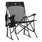 Smooth Motion BreezeRocker - Choice 504 - Freestyle Rocker Portable Outdoor Folding Chair - Black