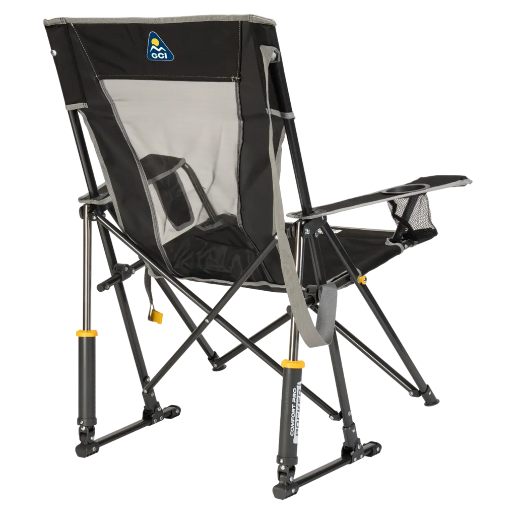 Patented Spring-Action Comfort Pro Rocker - Choice 375 - RoadTrip Rocker Smooth Motion Camp Chair Detail
