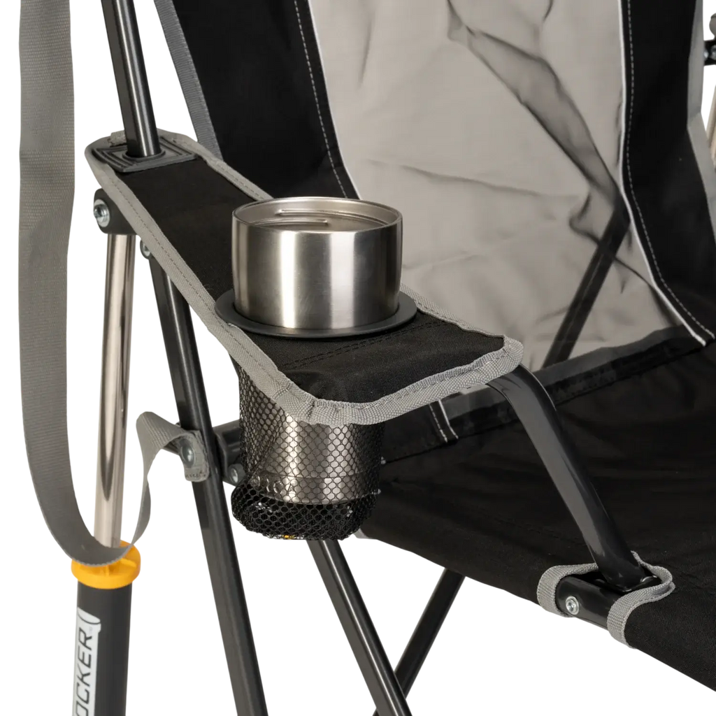 Patented Spring-Action Comfort Pro Rocker - Choice 375 - RoadTrip Rocker Smooth Motion Camp Chair Detail