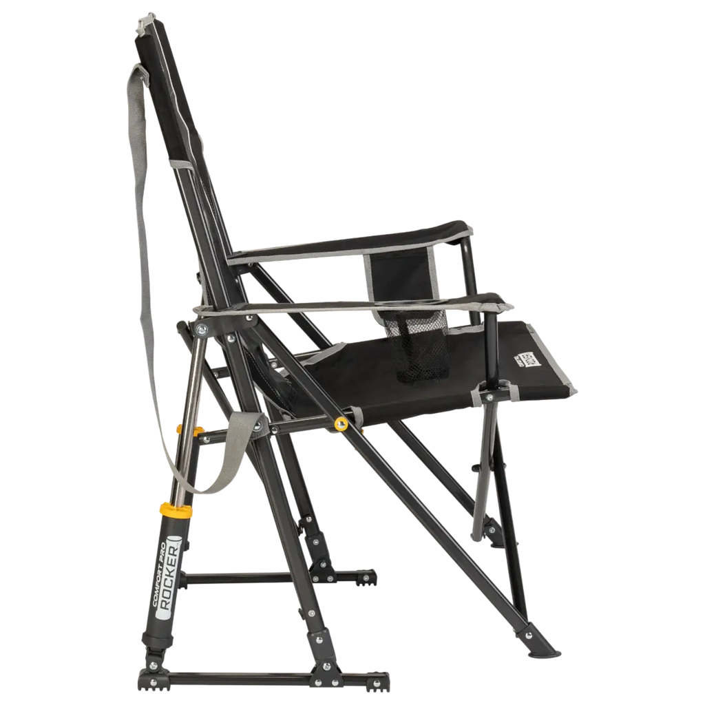 Patented Spring-Action Comfort Pro Rocker - Choice 375 - RoadTrip Rocker Smooth Motion Camp Chair Detail