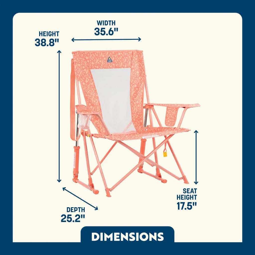 Patented Spring-Action Comfort Pro Rocker - Choice 375 - RoadTrip Rocker Smooth Motion Camp Chair Detail