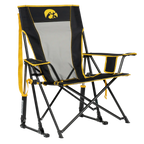 Premium All-Weather College Comfort Pro Rocker - Iowa Hawkeyes - Choice 249 - Patented Spring-Action Rocking Chair for Camping - Default Title