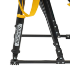 Premium All-Weather College Comfort Pro Rocker - Iowa Hawkeyes - Choice 249 - Patented Spring-Action Rocking Chair for Camping Detail