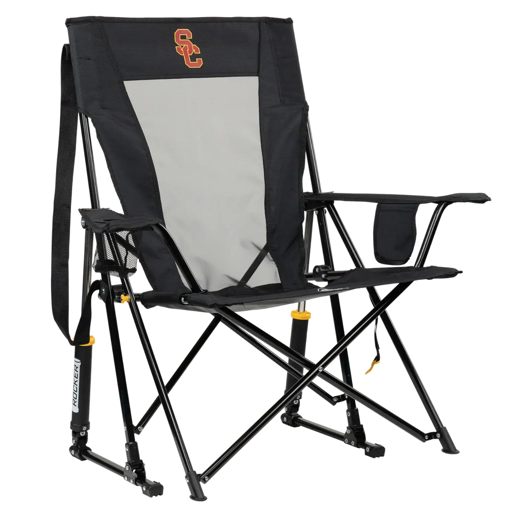 Smooth Motion College Comfort Pro Rocker - USC Trojans - Choice 856 - Patented Spring-Action Rocking Chair for Camping - Default Title