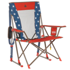 Premium All-Weather Comfort Pro Rocker - USA Anniversary Deluxe - Choice 424 - Heavy-Duty Kickback Rocker with Beverage Holder - Default Title
