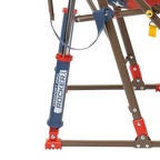 Premium All-Weather Comfort Pro Rocker - USA Anniversary Deluxe - Choice 424 - Heavy-Duty Kickback Rocker with Beverage Holder Detail