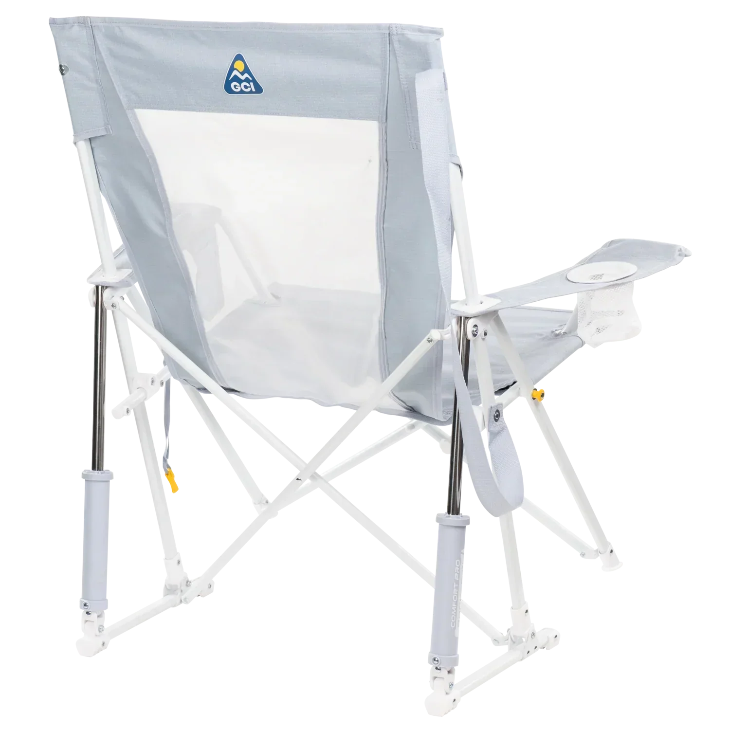 Heavy-Duty Freestyle Comfort Pro Rocker XL - Choice 107 - Patented Spring-Action Rocking Chair for Camping Detail