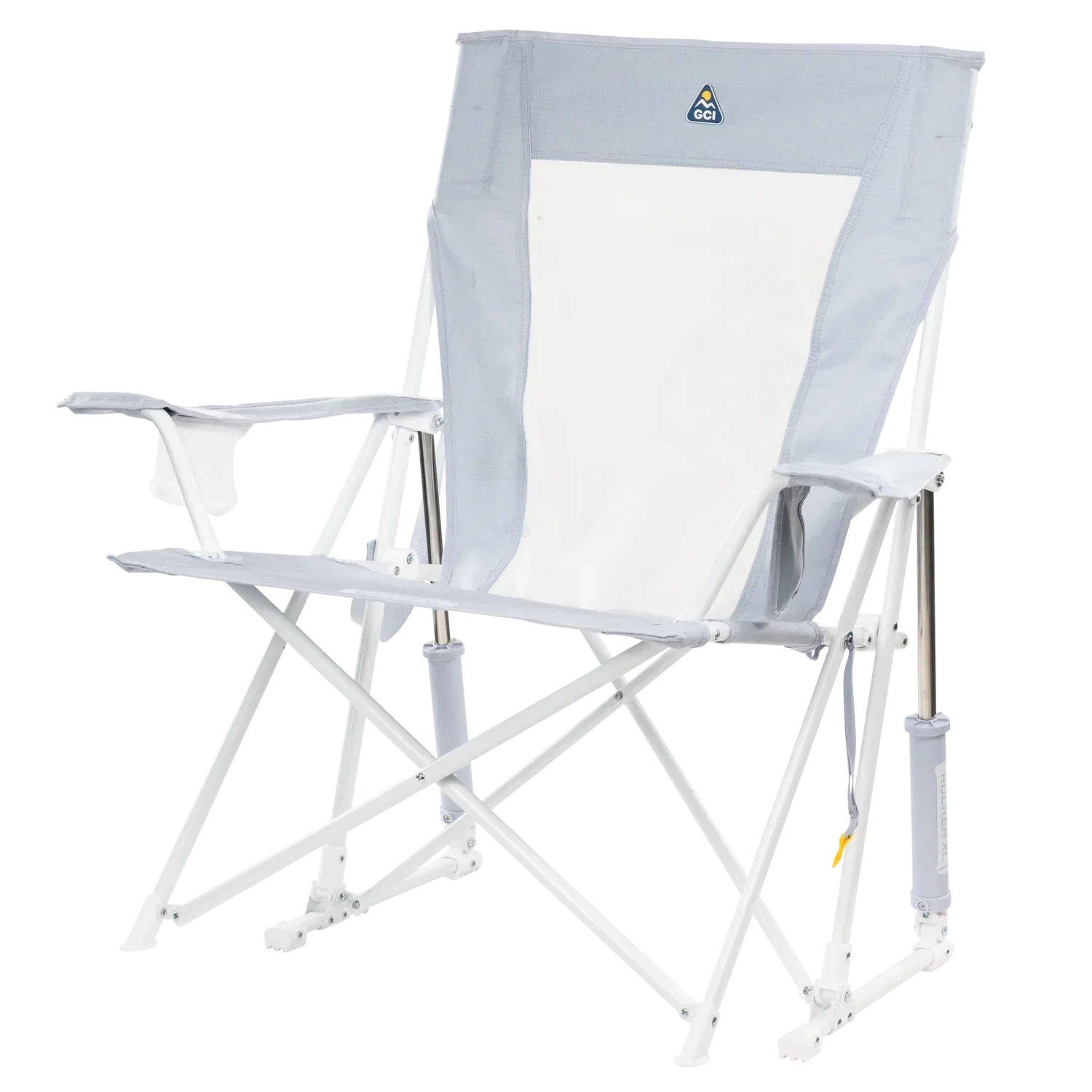 Heavy-Duty Freestyle Comfort Pro Rocker XL - Choice 107 - Patented Spring-Action Rocking Chair for Camping Detail