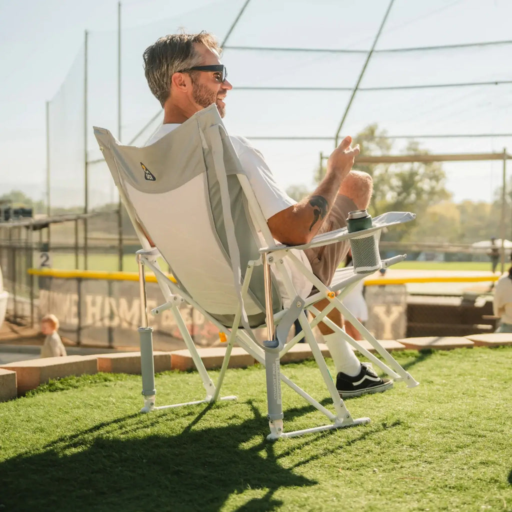 Heavy-Duty Freestyle Comfort Pro Rocker XL - Choice 107 - Patented Spring-Action Rocking Chair for Camping Detail