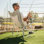 Heavy-Duty Freestyle Comfort Pro Rocker XL - Choice 107 - Patented Spring-Action Rocking Chair for Camping Detail