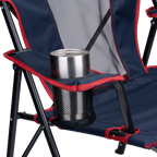 Micro-Folding Comfort Quad Chair - Choice 989 - Premium Slim-Fold Compact Chair with Messenger Bag Detail