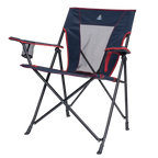 Micro-Folding Comfort Quad Chair - Choice 989 - Premium Slim-Fold Compact Chair with Messenger Bag Detail