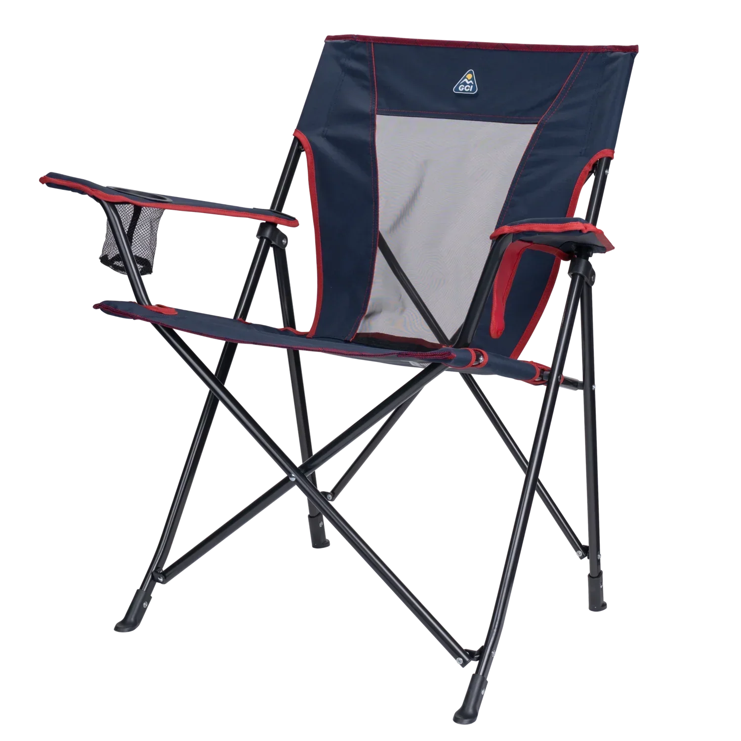 Micro-Folding Comfort Quad Chair - Choice 989 - Premium Slim-Fold Compact Chair with Messenger Bag Detail