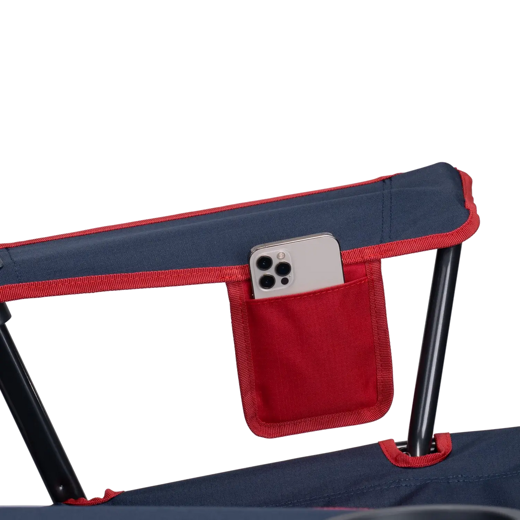 Micro-Folding Comfort Quad Chair - Choice 989 - Premium Slim-Fold Compact Chair with Messenger Bag Detail