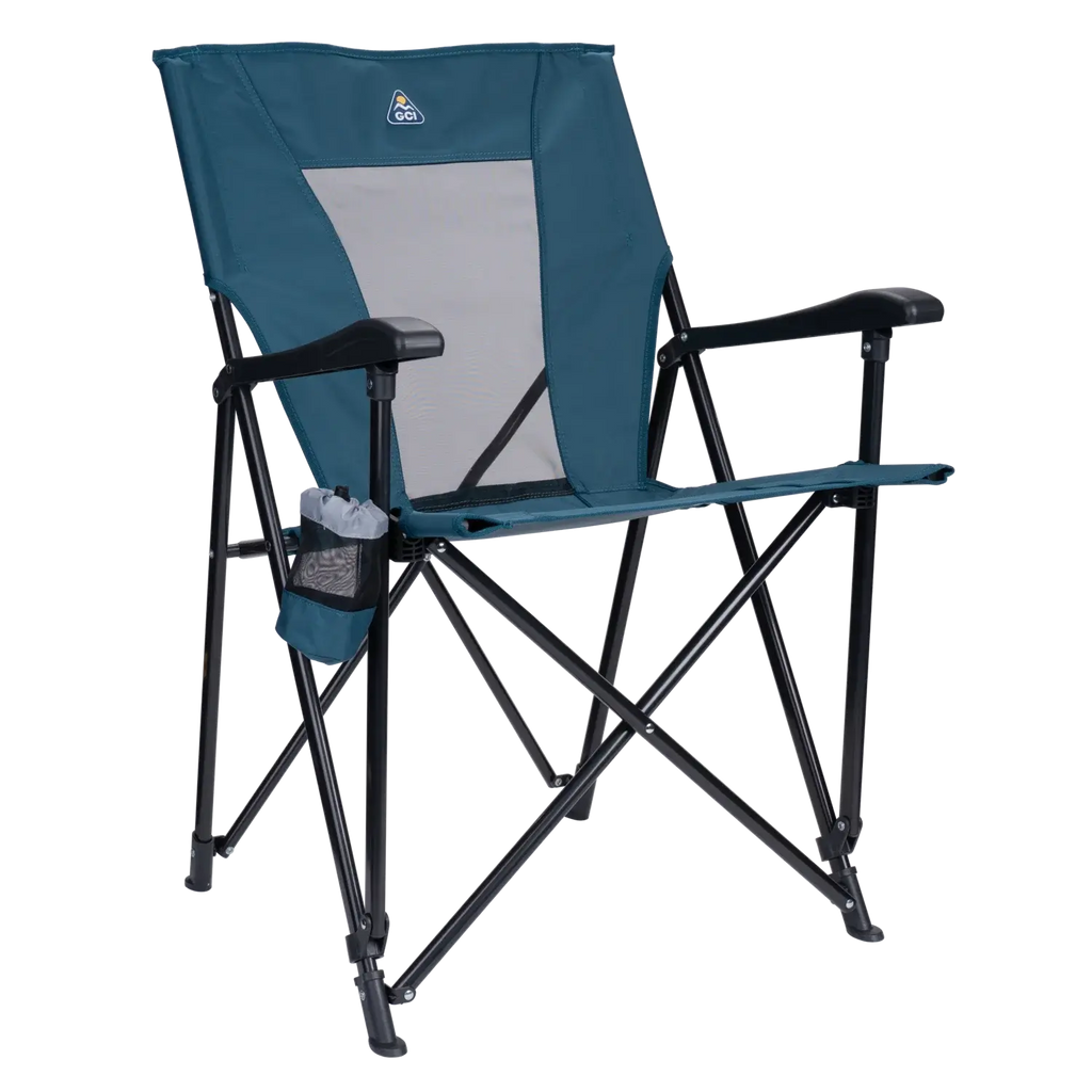Space-Saving Pico Eazy Chair - Choice 976 - Premium Slim-Fold Compact Chair with Messenger Bag - Teal