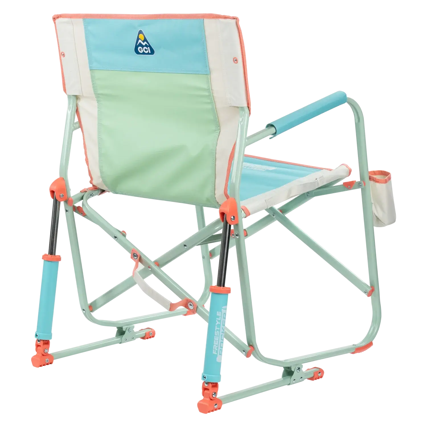 Heavy-Duty Freestyle Freestyle Rocker - Choice 711 - Heavy-Duty Kickback Rocker with Beverage Holder Detail