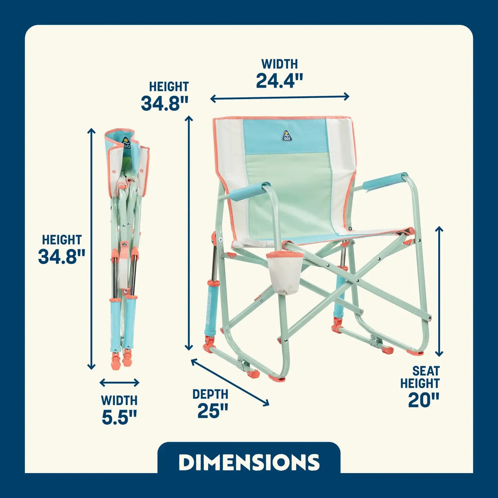 Heavy-Duty Freestyle Freestyle Rocker - Choice 711 - Heavy-Duty Kickback Rocker with Beverage Holder Detail