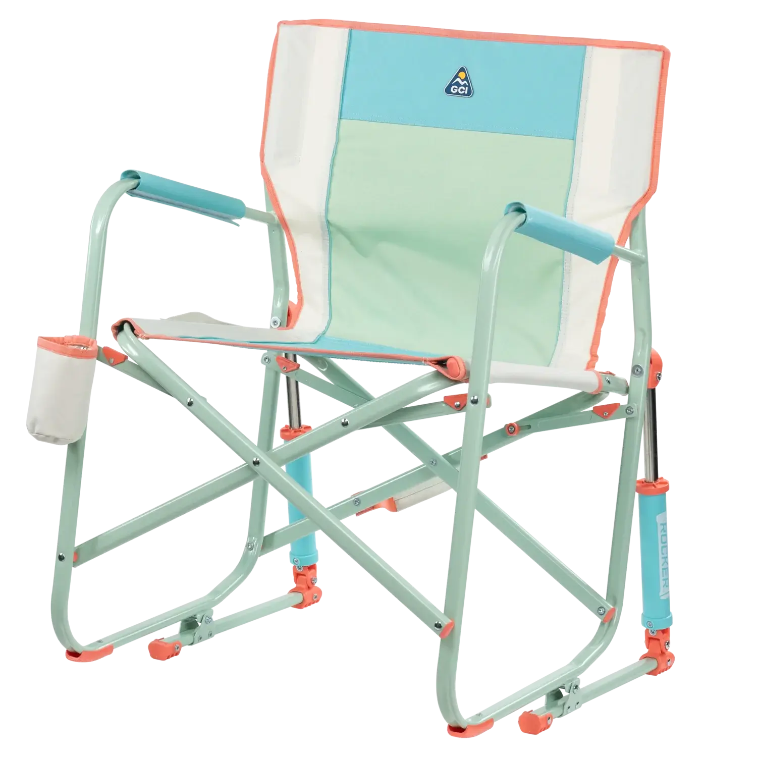 Heavy-Duty Freestyle Freestyle Rocker - Choice 711 - Heavy-Duty Kickback Rocker with Beverage Holder Detail