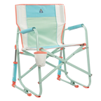 Heavy-Duty Freestyle Freestyle Rocker - Choice 711 - Heavy-Duty Kickback Rocker with Beverage Holder - Ivory