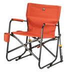 Premium All-Weather Freestyle Rocker - Pumpkin Spice - Choice 373 - Patented Spring-Action Rocking Chair for Camping Detail