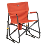 Premium All-Weather Freestyle Rocker - Pumpkin Spice - Choice 373 - Patented Spring-Action Rocking Chair for Camping - Pumpkin Spice